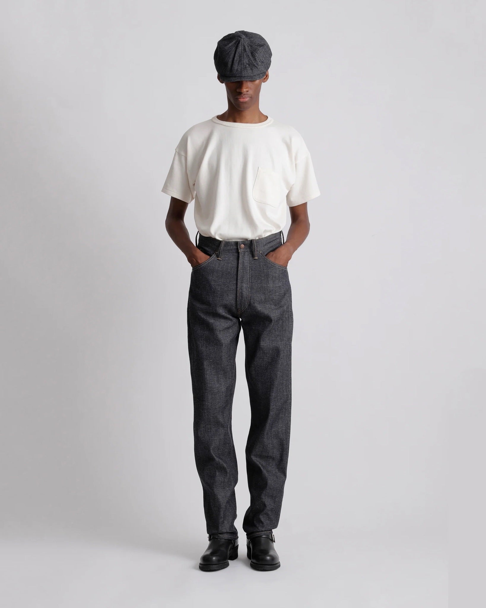 Raw Indigo Lot.702 Denim Trousers