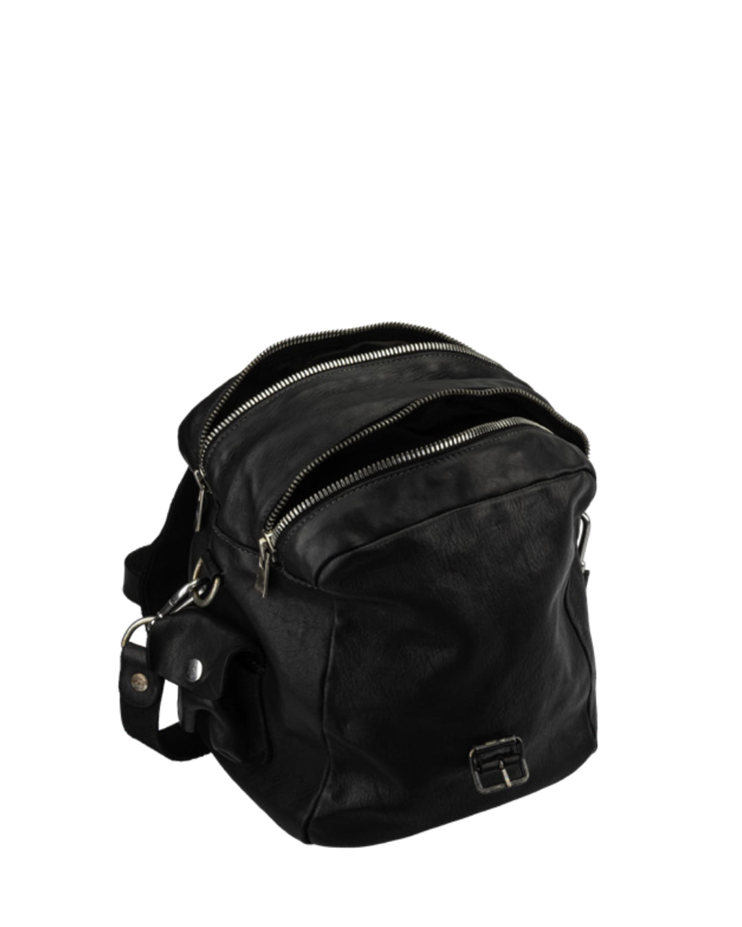 Black Horse Leather BR03 Zipped Bag