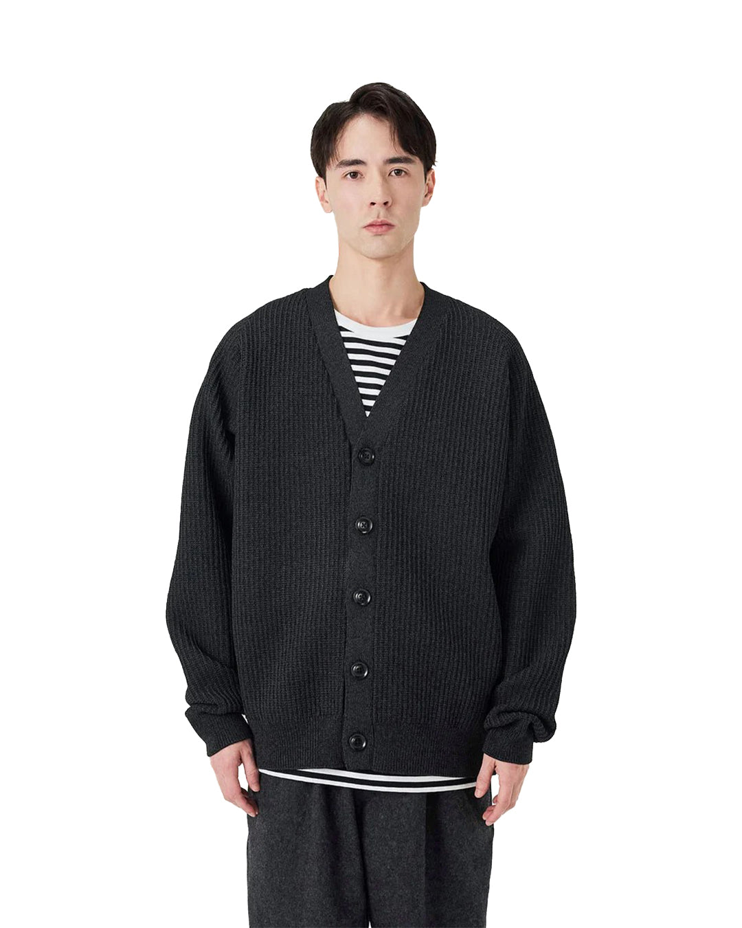 Black 5G Knit Cardigan