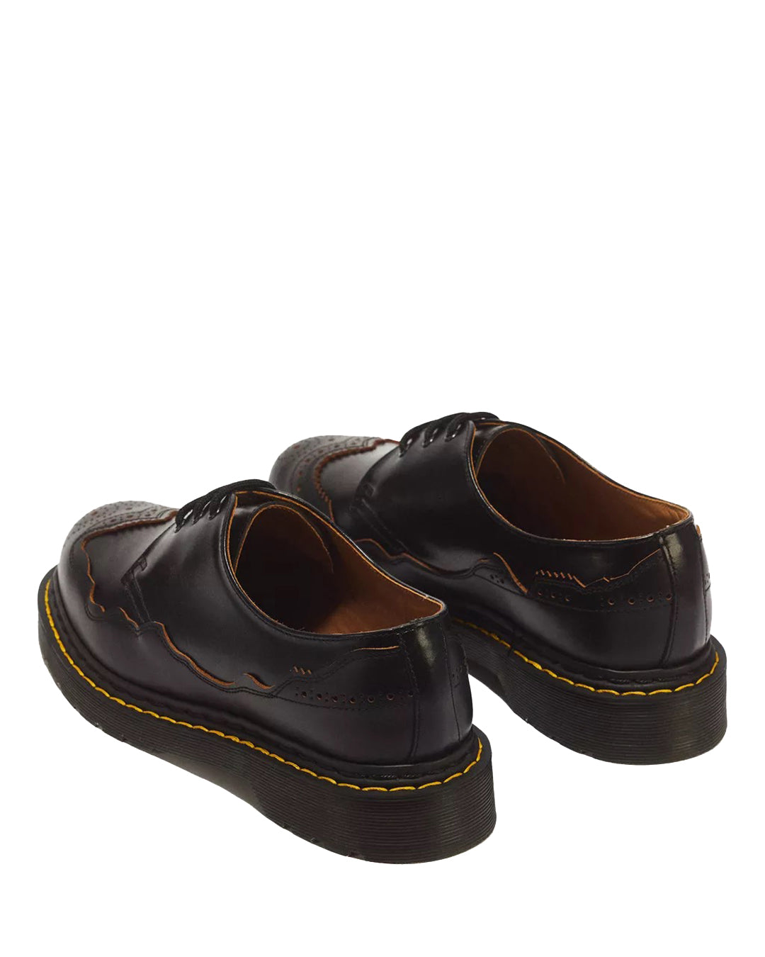 Black Analine Vintage Smooth Leather 1461 RI shoes