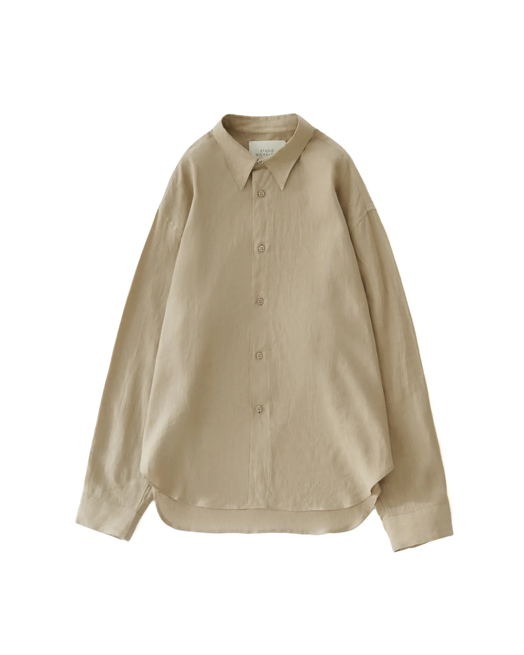 Sand Linen Rafe Long Sleeve Classic Shirt