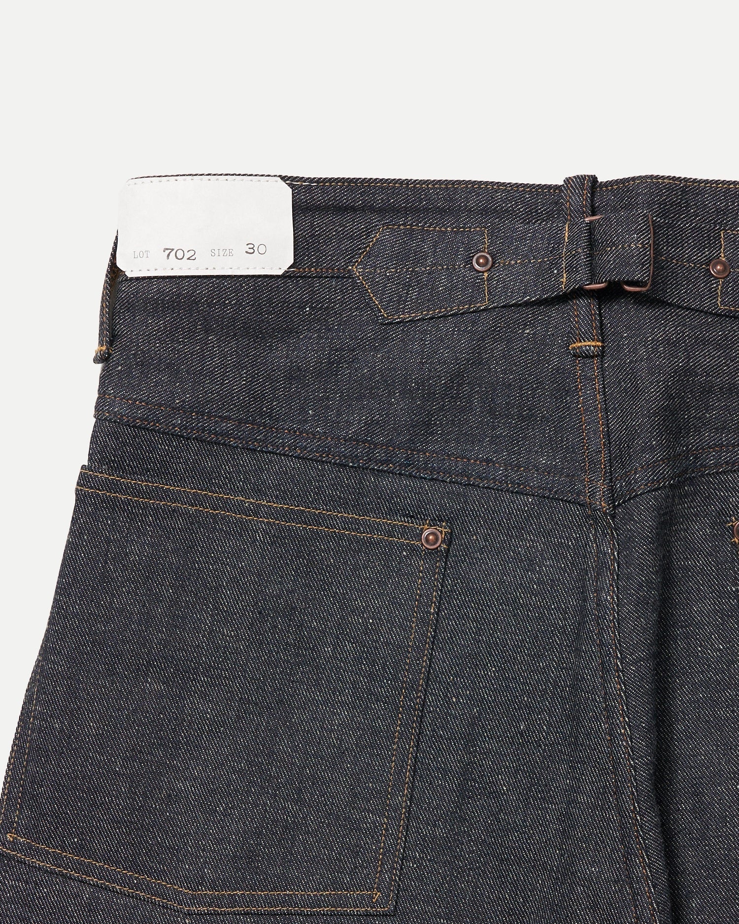 Raw Indigo Lot.702 Denim Trousers