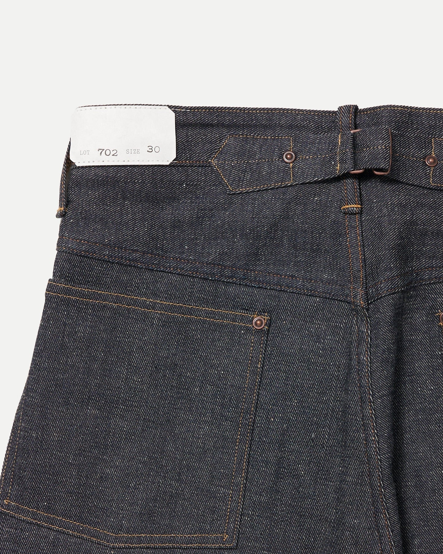 Raw Indigo Lot.702 Denim Trousers