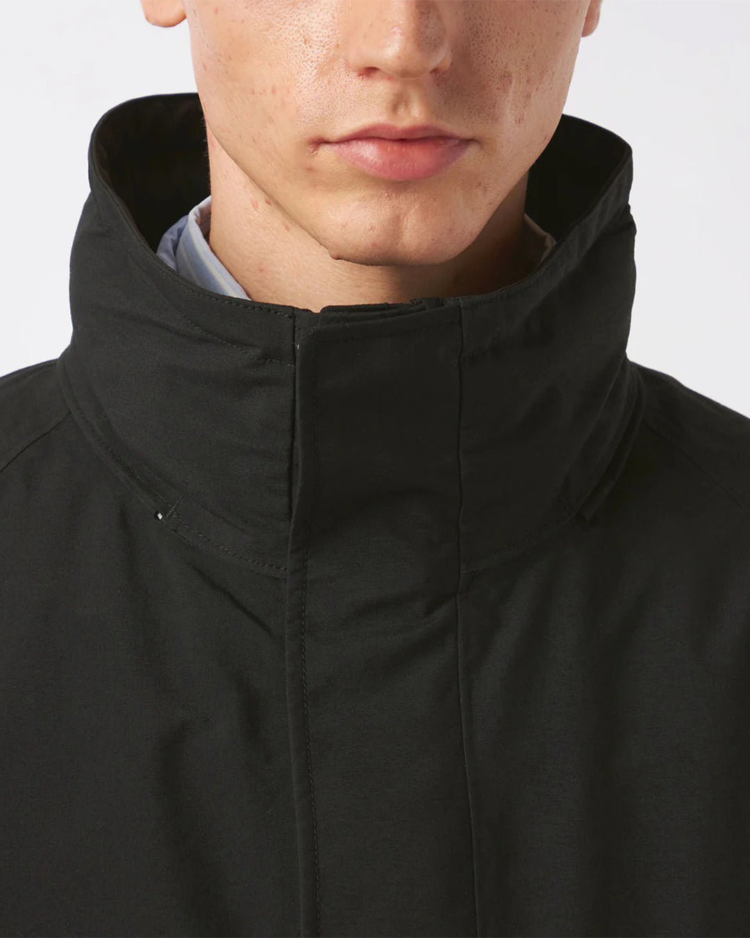 Black 2L NYLON GORE-TEX Cruiser Coat
