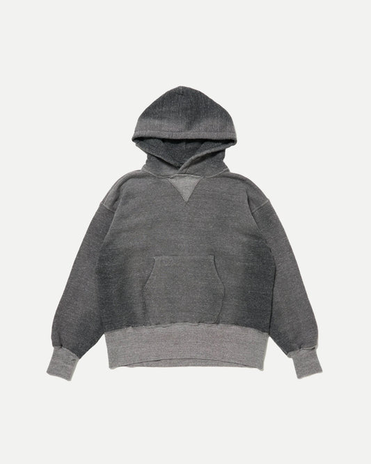 Bleached Heather Gray Lot.606 Hooded Shirt