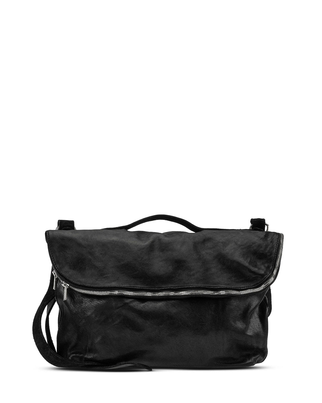 Black Horse Leather M10 Messenger Bag