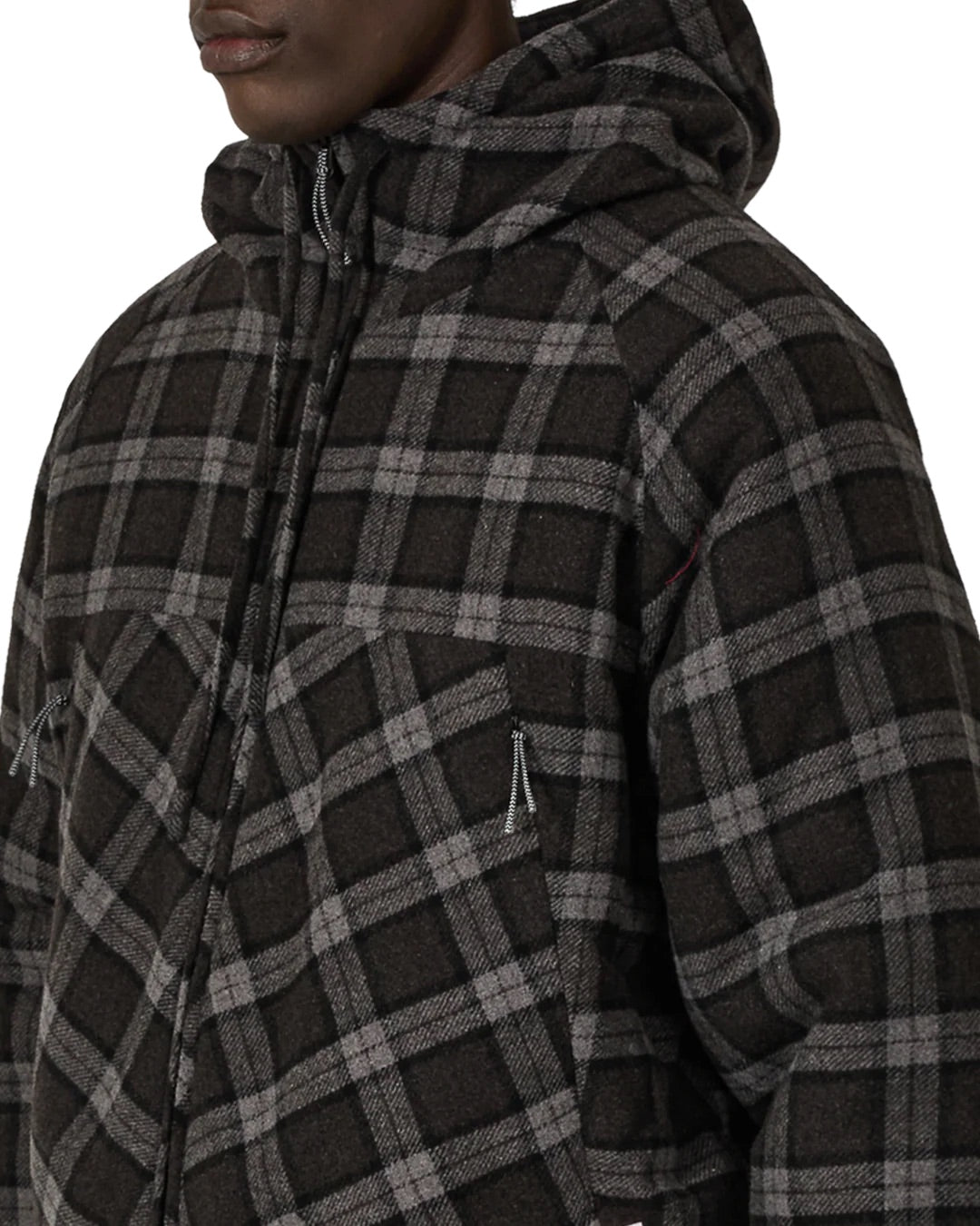 Anthracite Logger Wool Primaloft Checked Jacket
