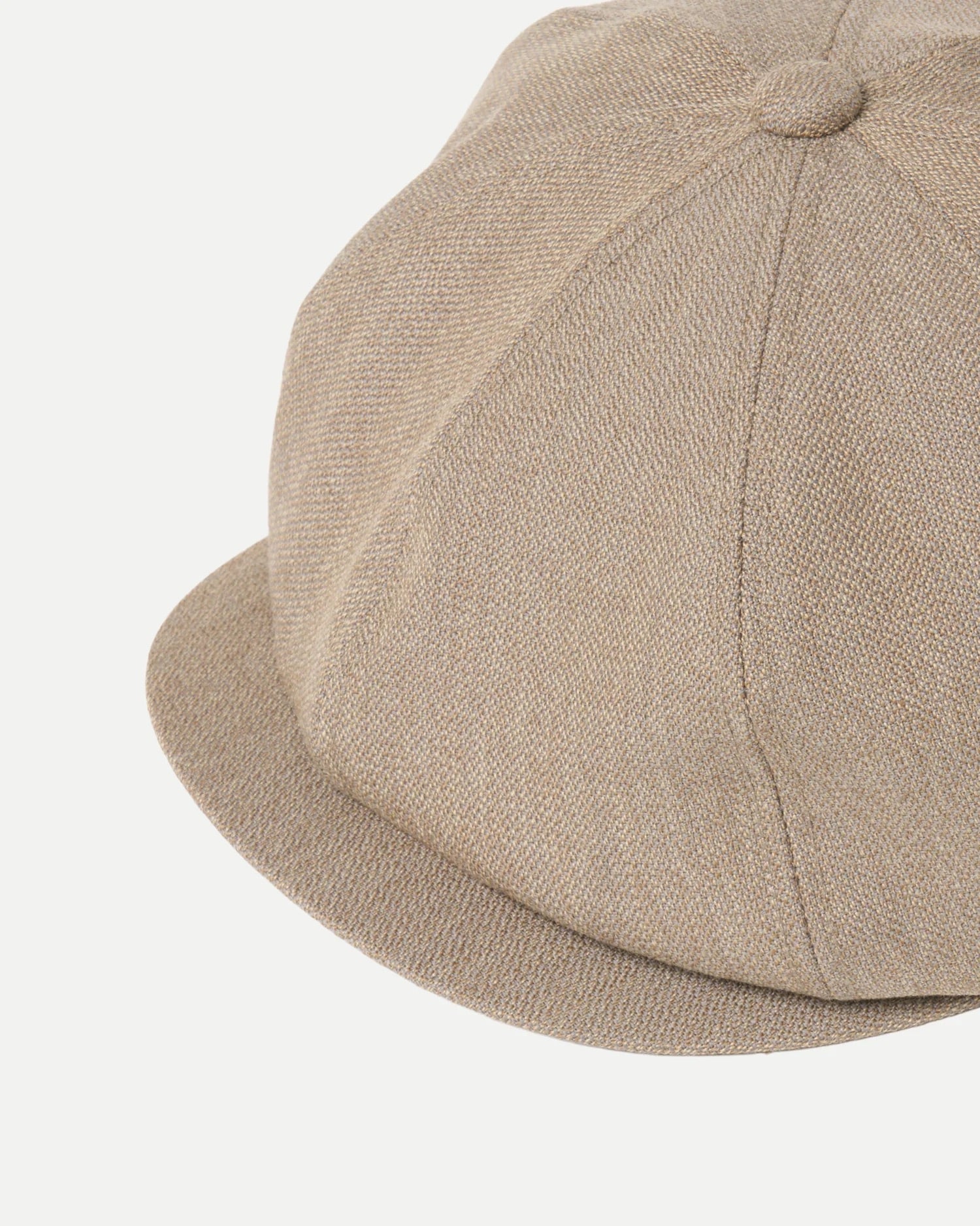 Melange Beige Wool Lot.006 Newsboy Cap