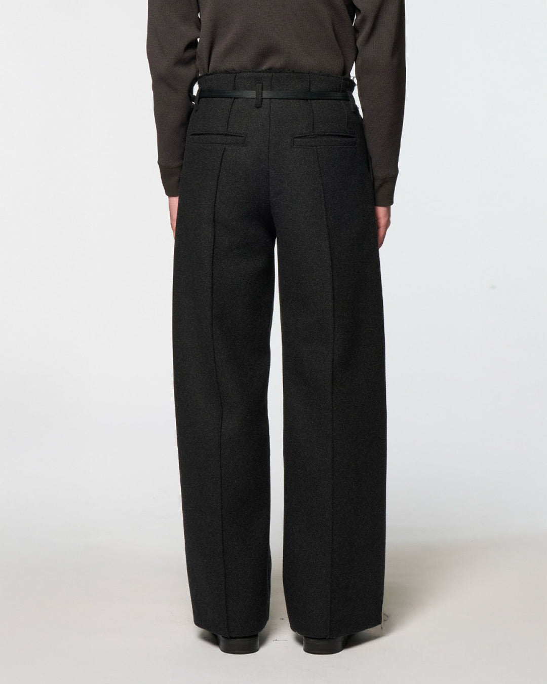 Charcoal Grey 2D Trouser