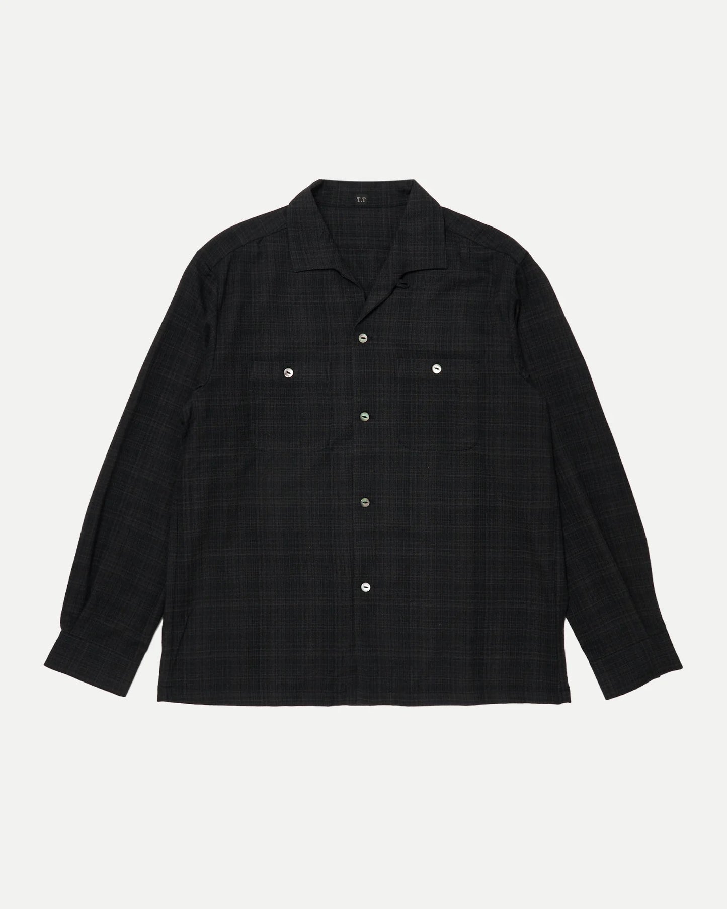 Black Wool Lot.102 Sir Guy Shirt