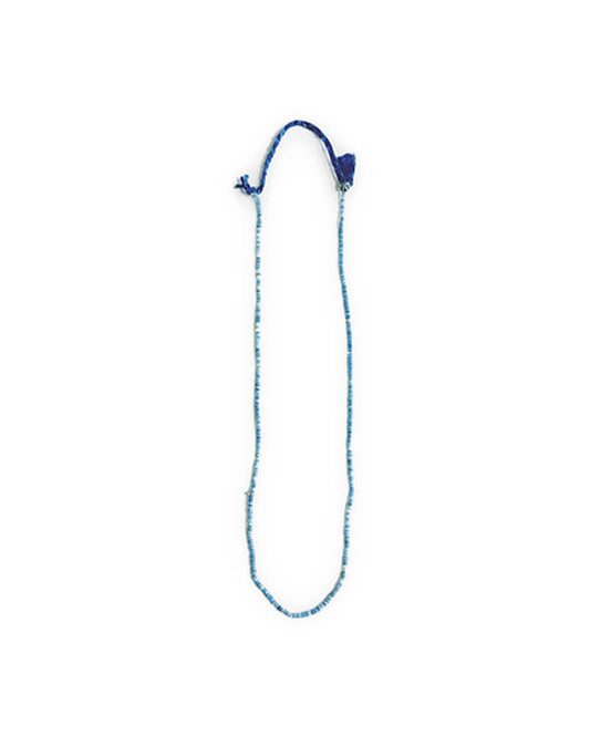 Aizome Indigo Dyed Shell Beads Necklace