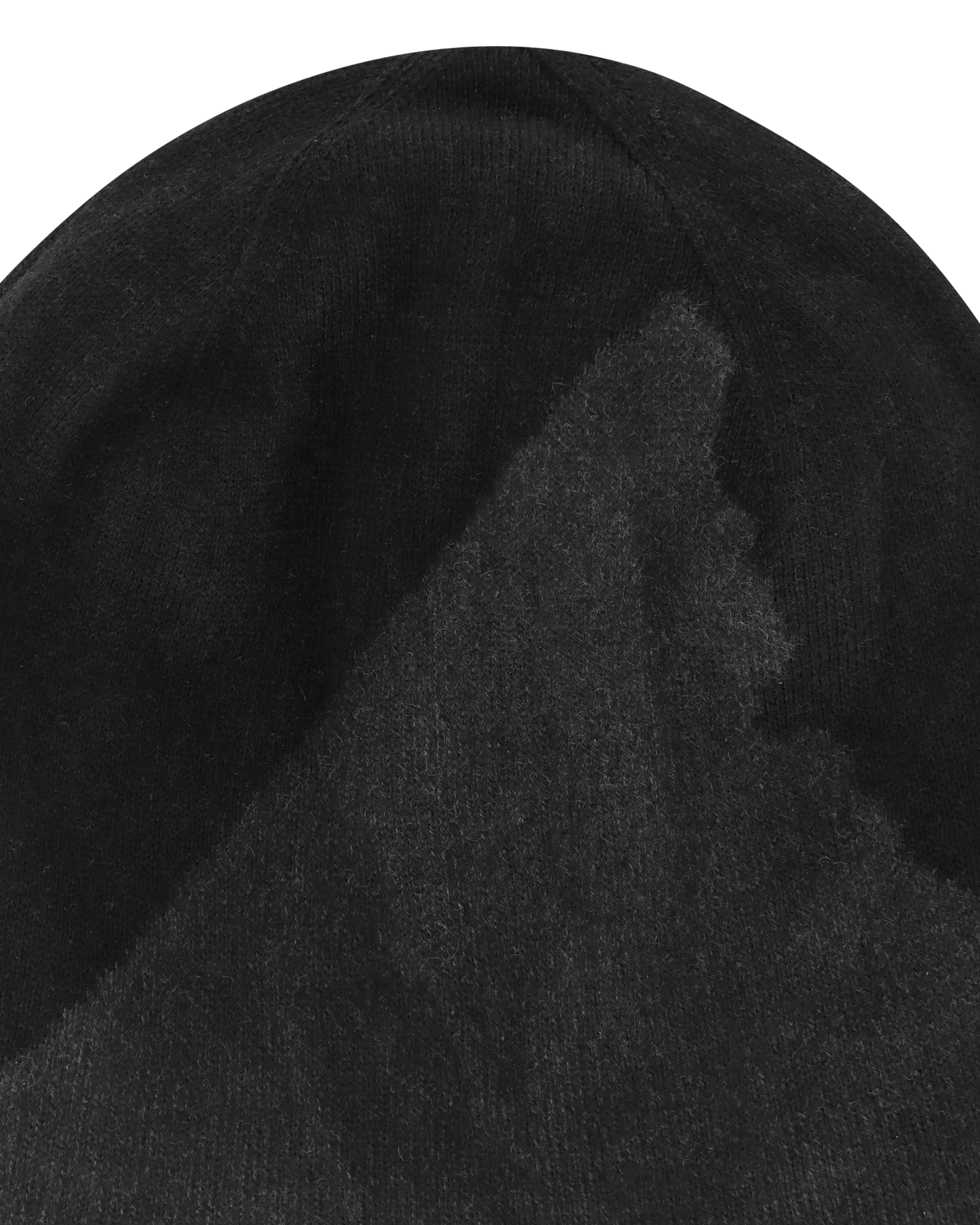 Black Logo Cotton Beanie