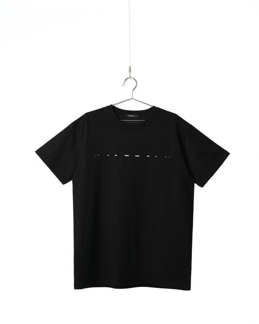 Black Heavyweight Cotton Jersey Printing T-Shirt