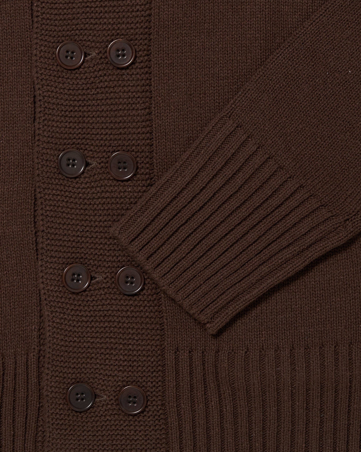 Brown Lot.506 DB Cardigan