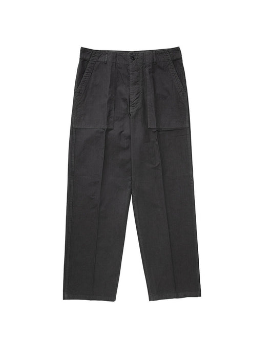 Black Cotton Benning Pants