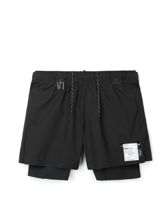 Black Rippy Cordura 8" Trail Shorts