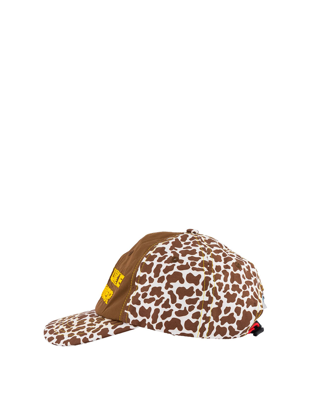 Brown "DANCE LIKE A RUNNER" Cow Print Dad Hat