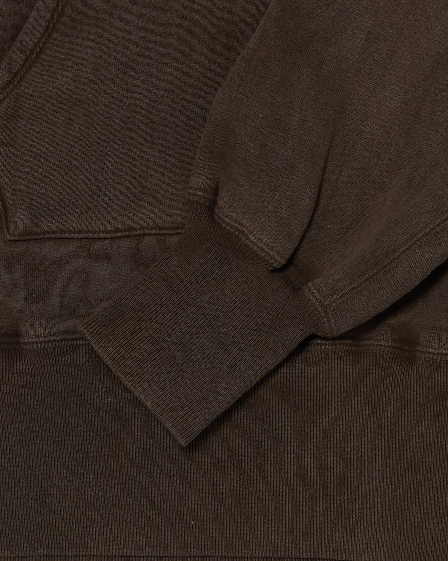 Mud Dyed Brown Lot.620 After Hooded Sweatshirt