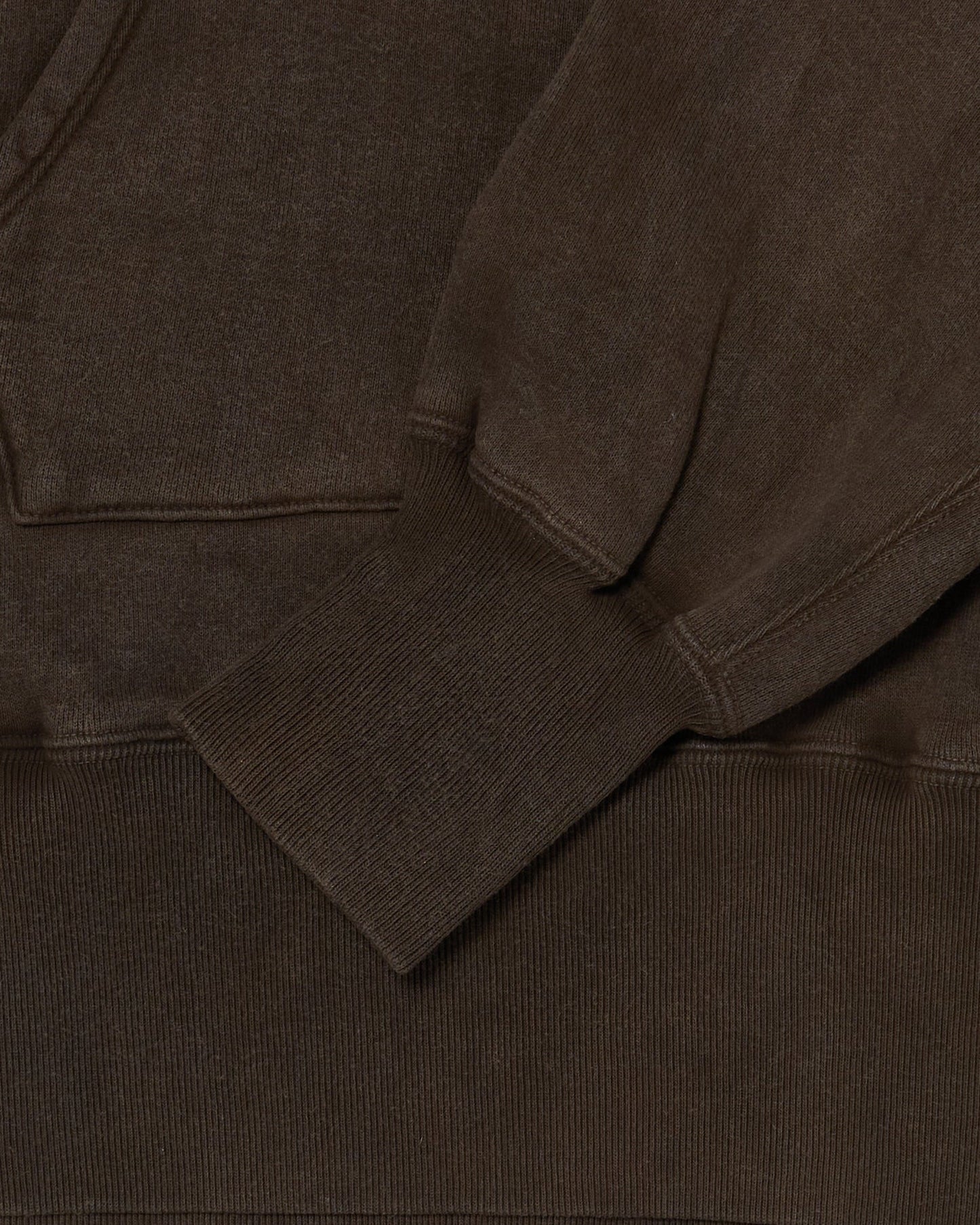Mud Dyed Brown Lot.620 After Hooded Sweatshirt