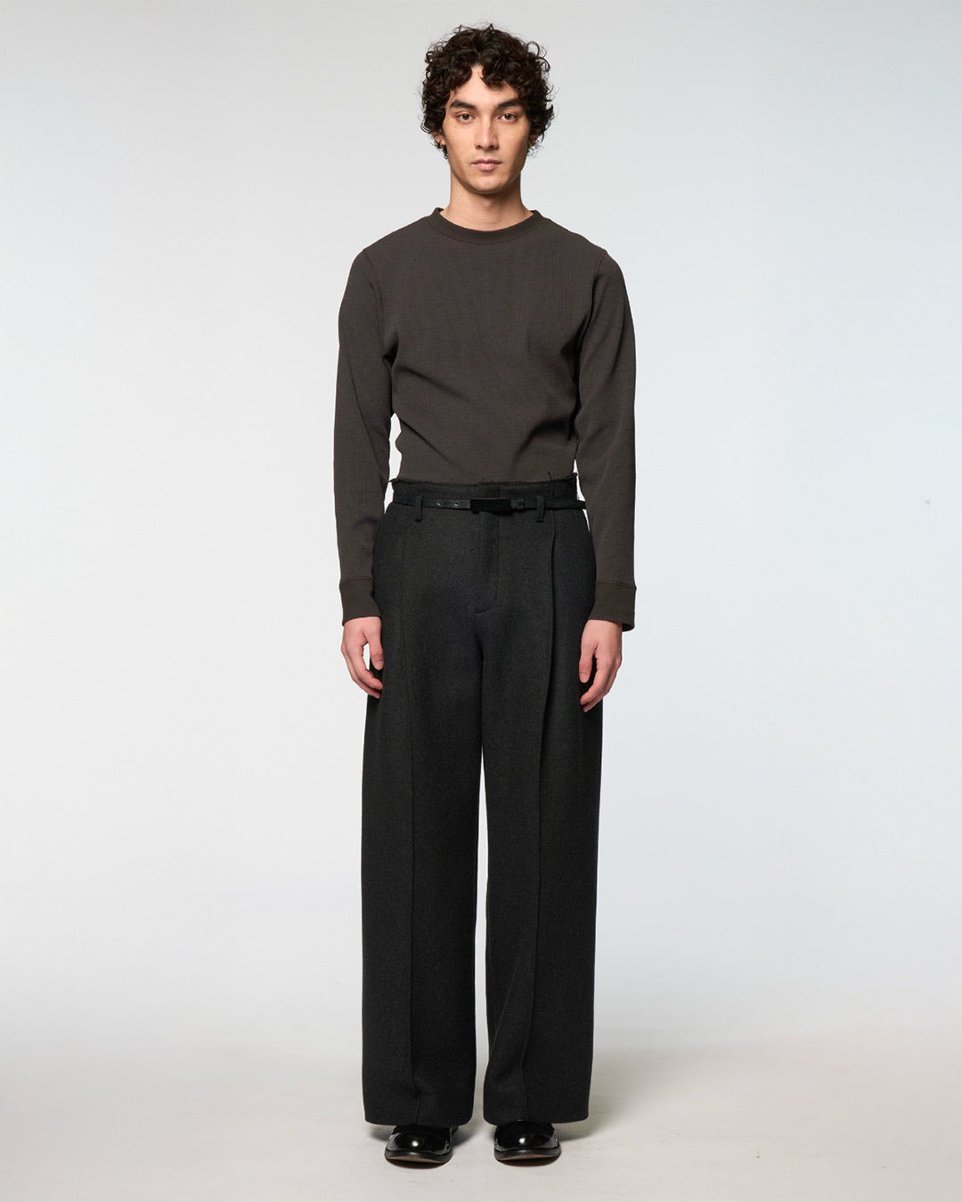 Charcoal Grey 2D Trouser