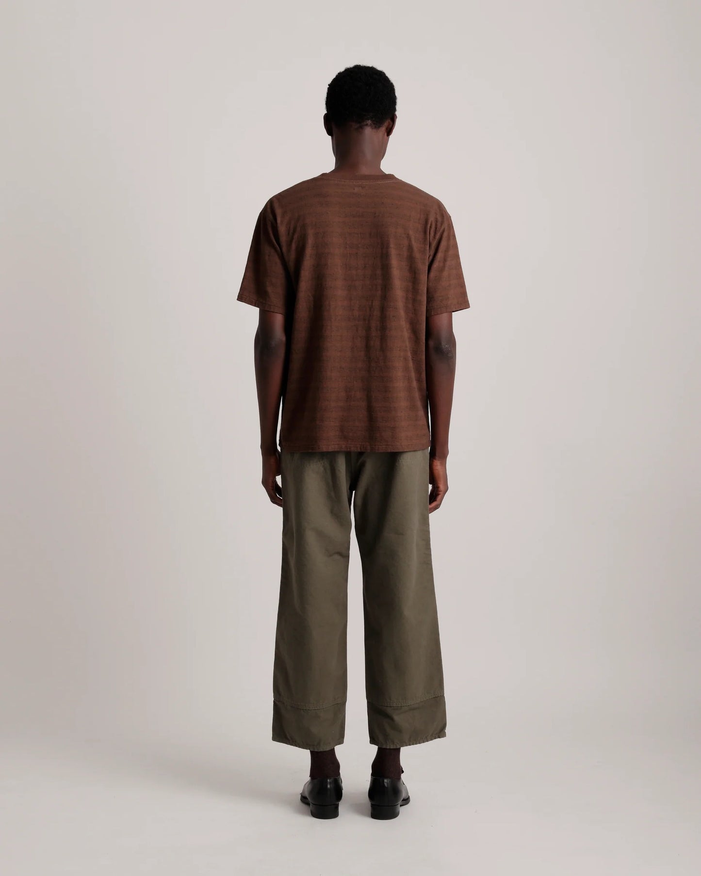 Brown Lot.617 Border Tee Shirt