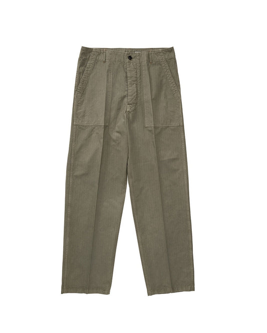 Olive Cotton Benning Pants
