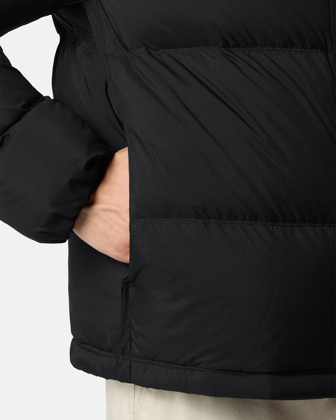 Black Matt Ripstop CORDURA Tear Resistant Down Jacket