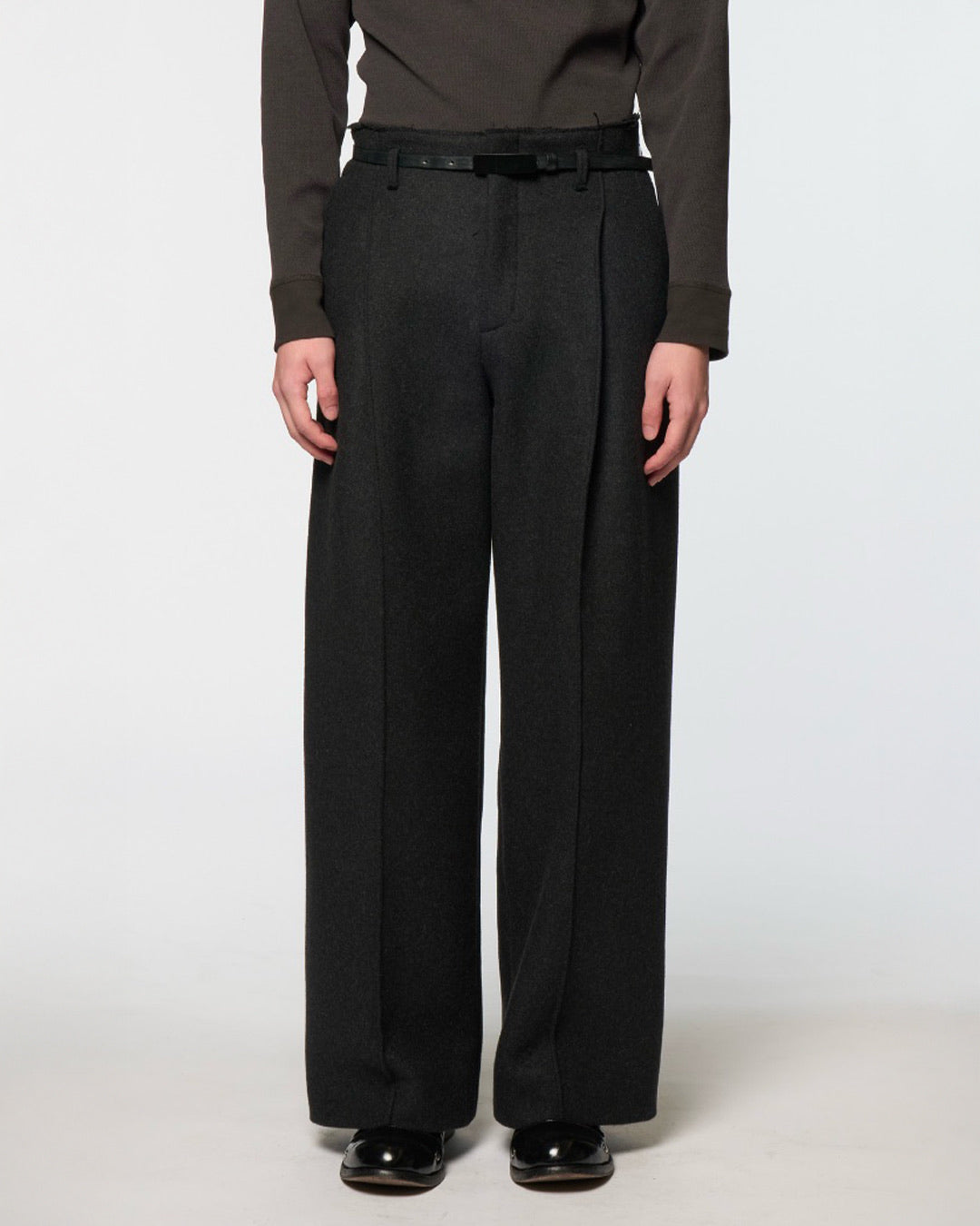 Charcoal Grey 2D Trouser