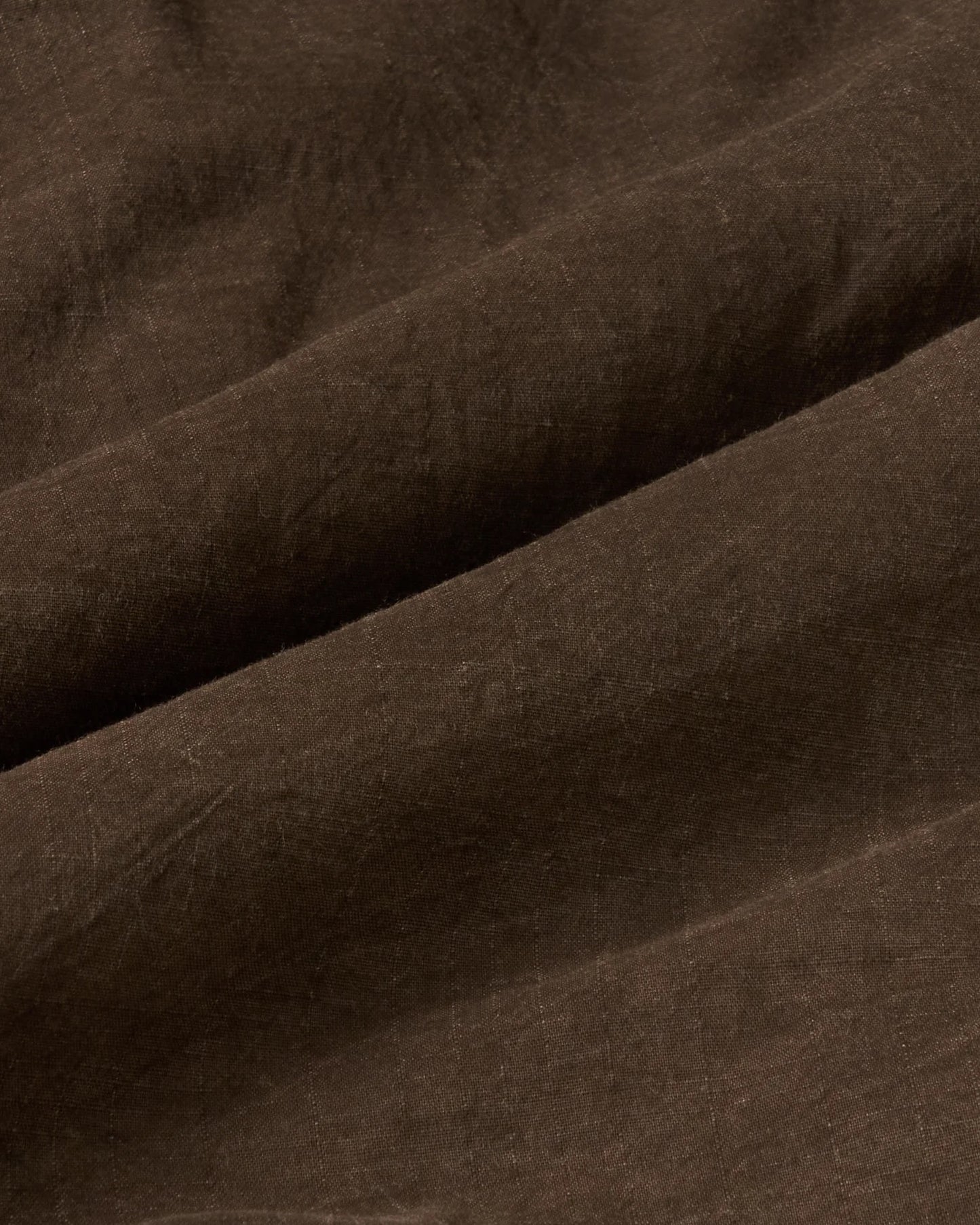 Mud Dyed Brown Lot.113 Open Collar Shirt