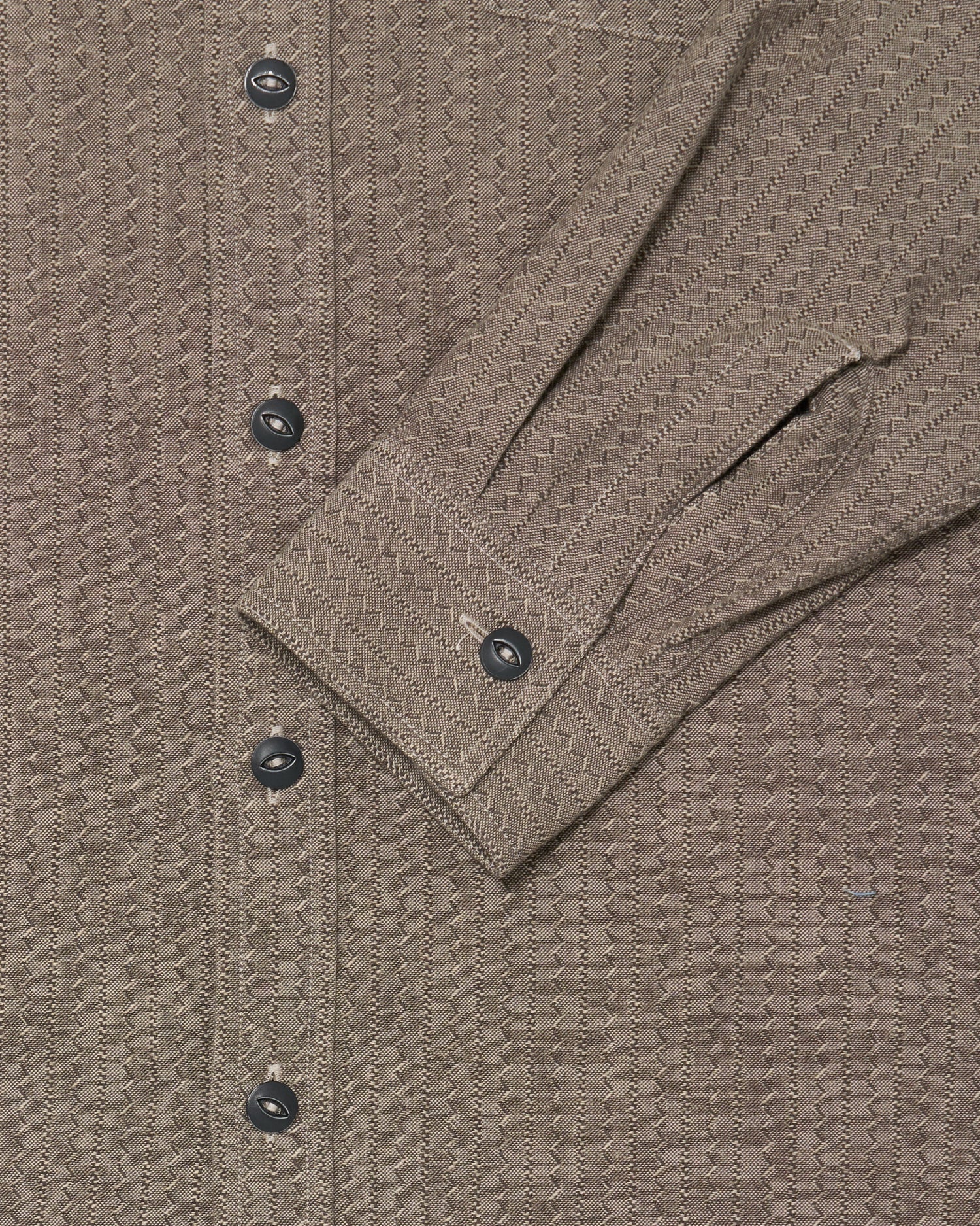 Charcoal Cotton Lot.106 Narrow Collar Shirt