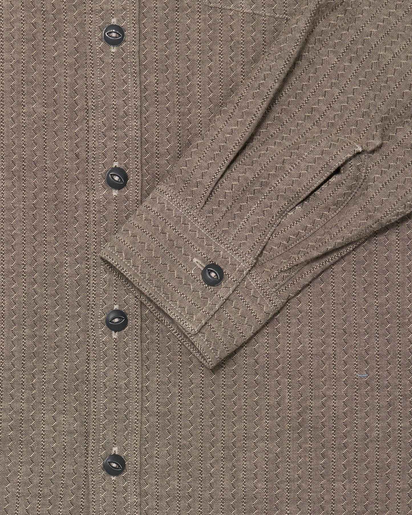 Charcoal Cotton Lot.106 Narrow Collar Shirt
