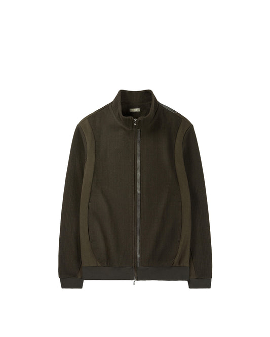 Brown EP.10 01 Jersey Zip-Up