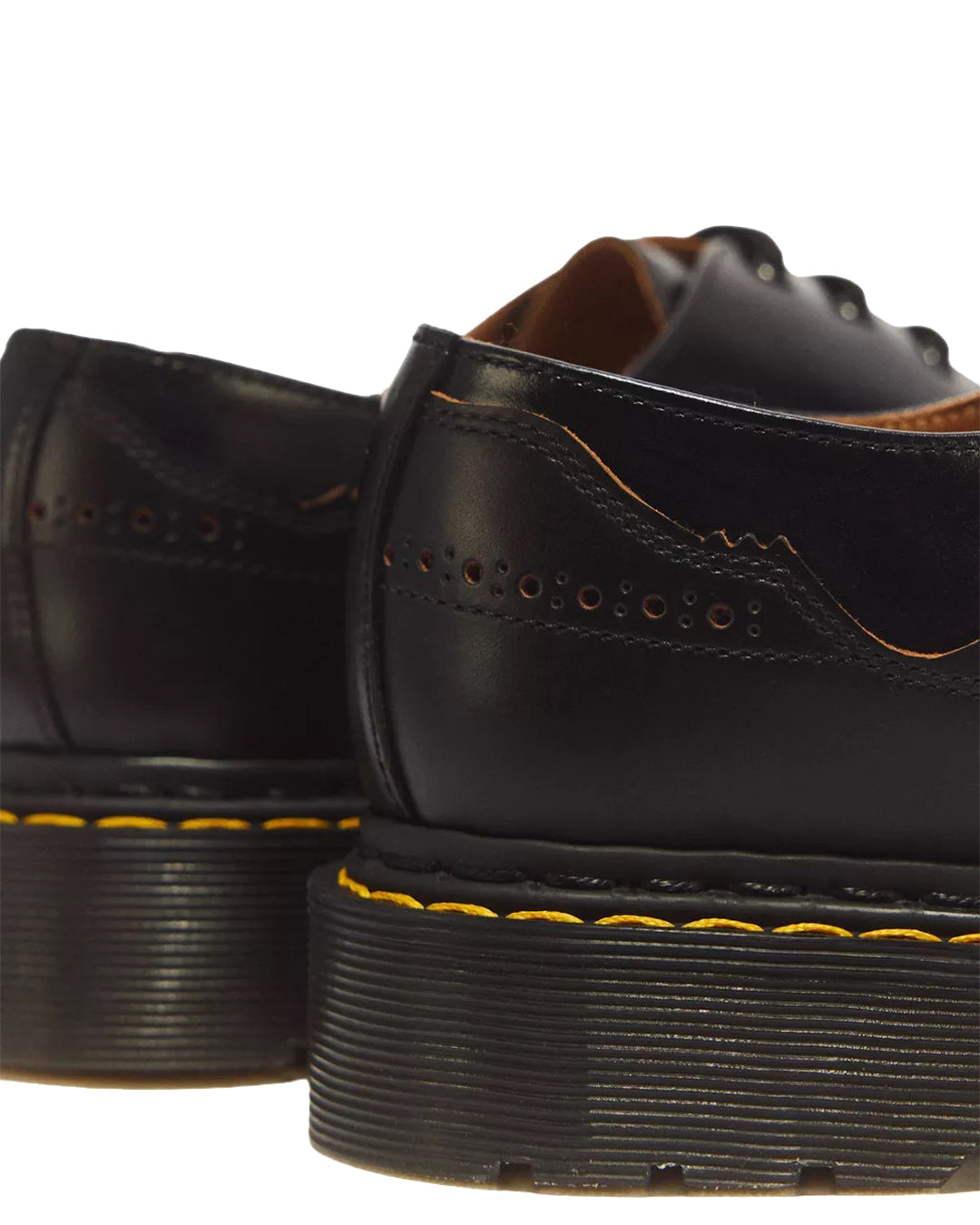 Black Analine Vintage Smooth Leather 1461 RI shoes