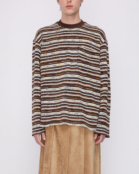 Multi Crew Neck Pullover