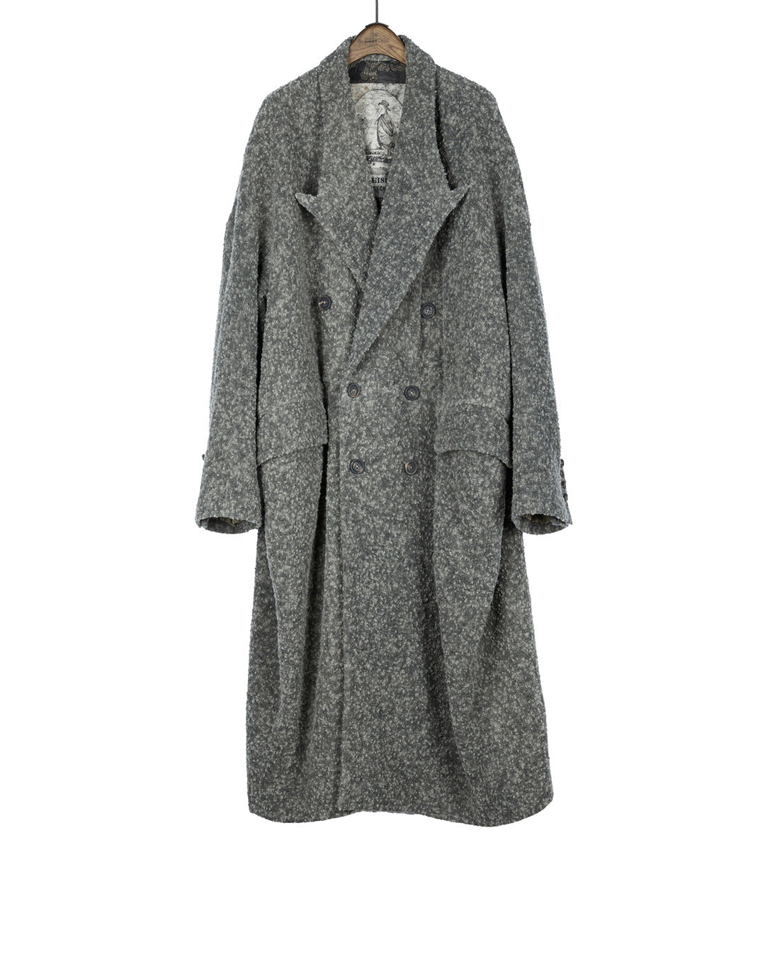 Double-Breasted Oversize Coat