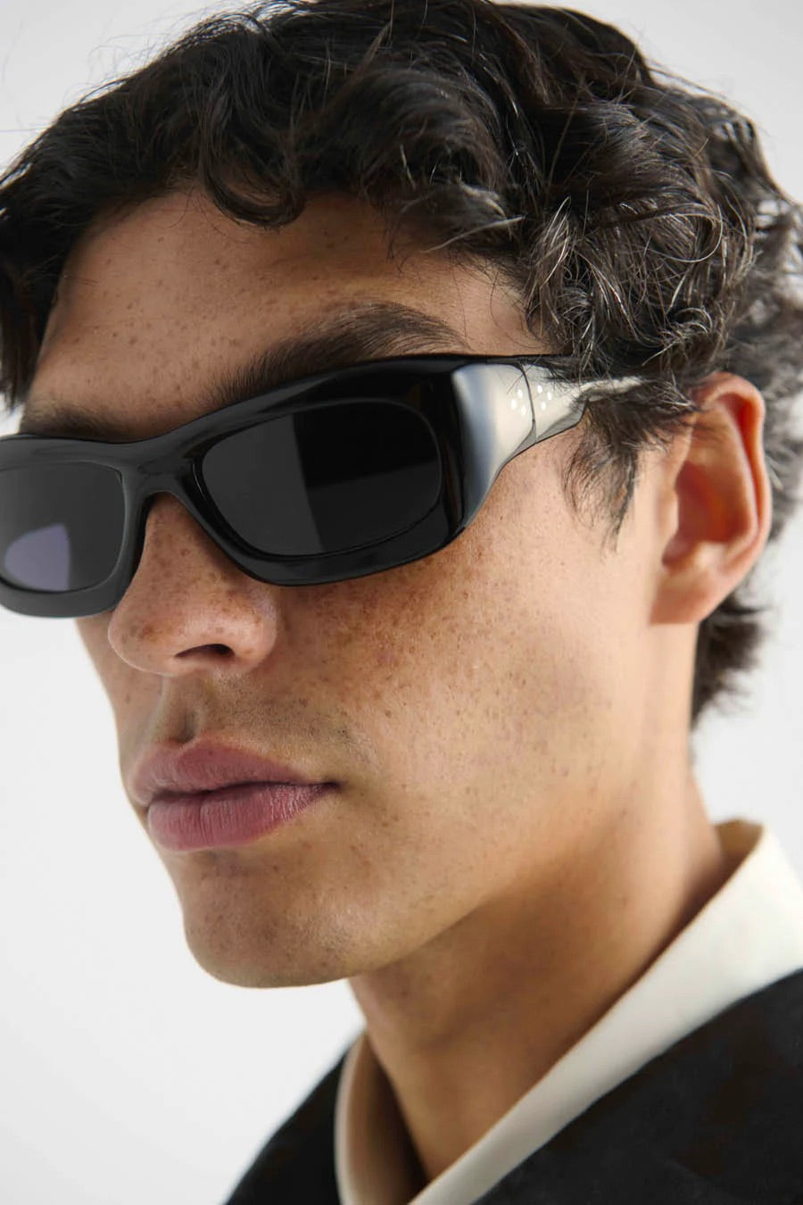 GHAIB Black Acetate with Black Lens