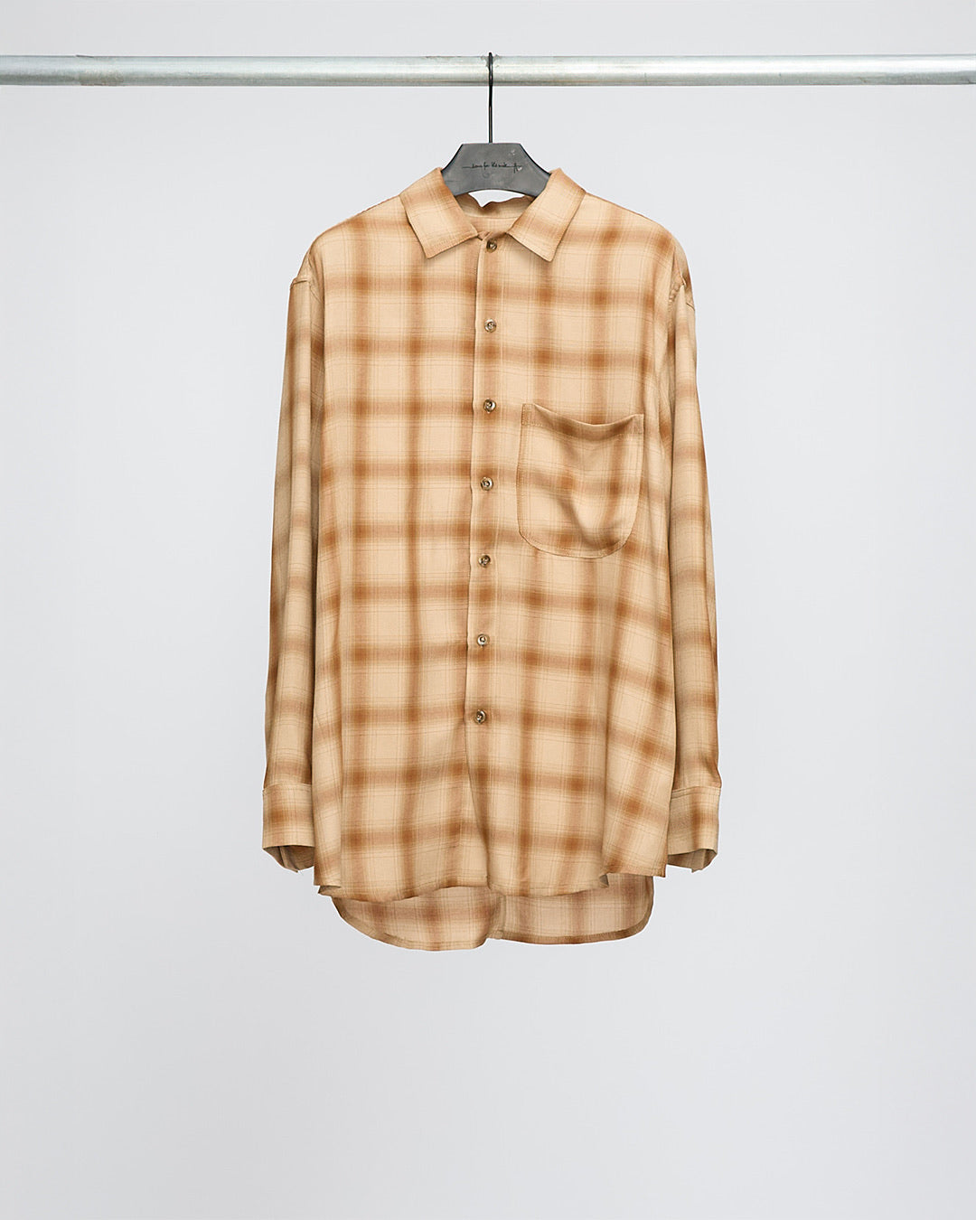 Camel L/S Oversized Shirt