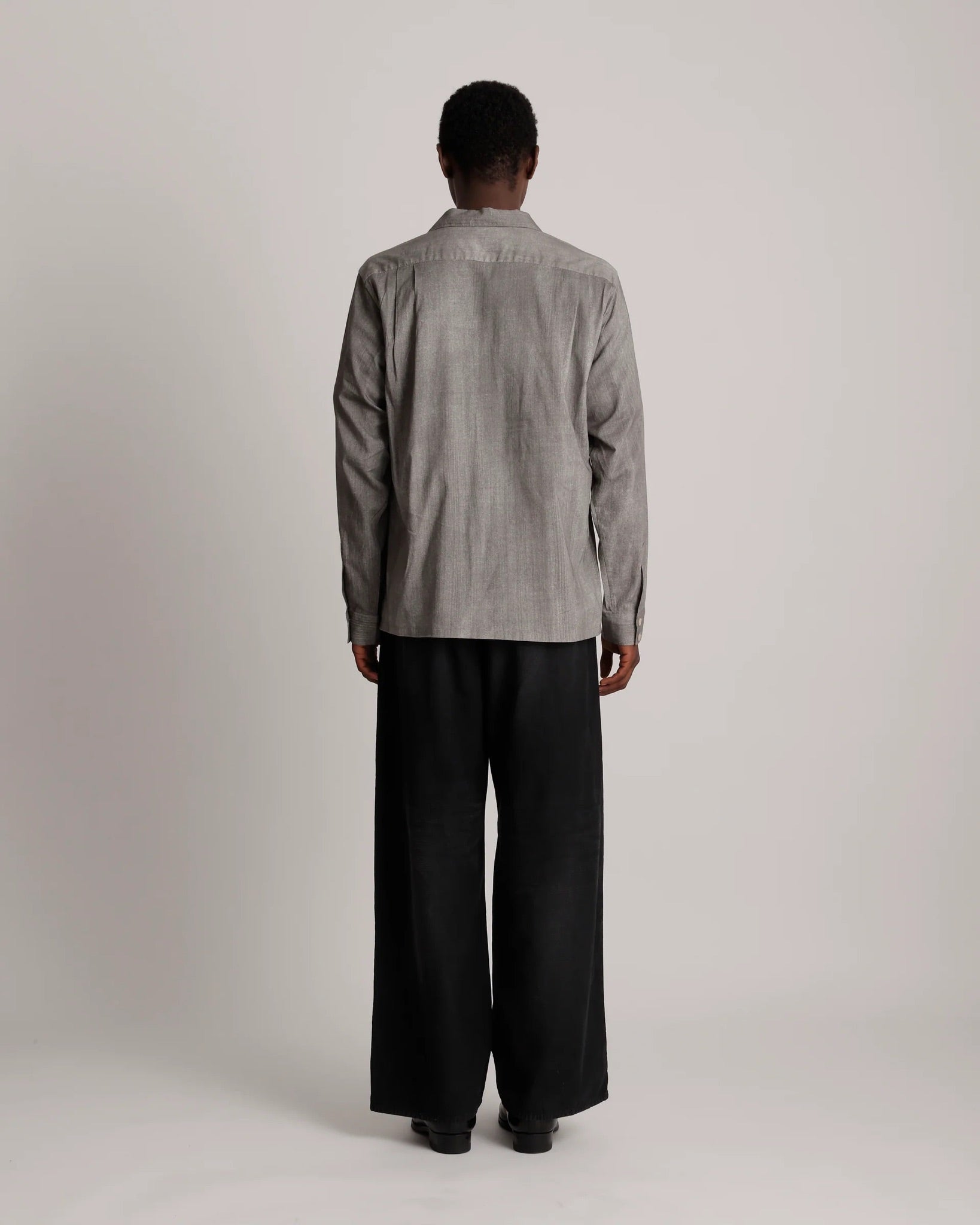 Hand Drawn Sumi Lot.108 50S Italian Collar Shirt