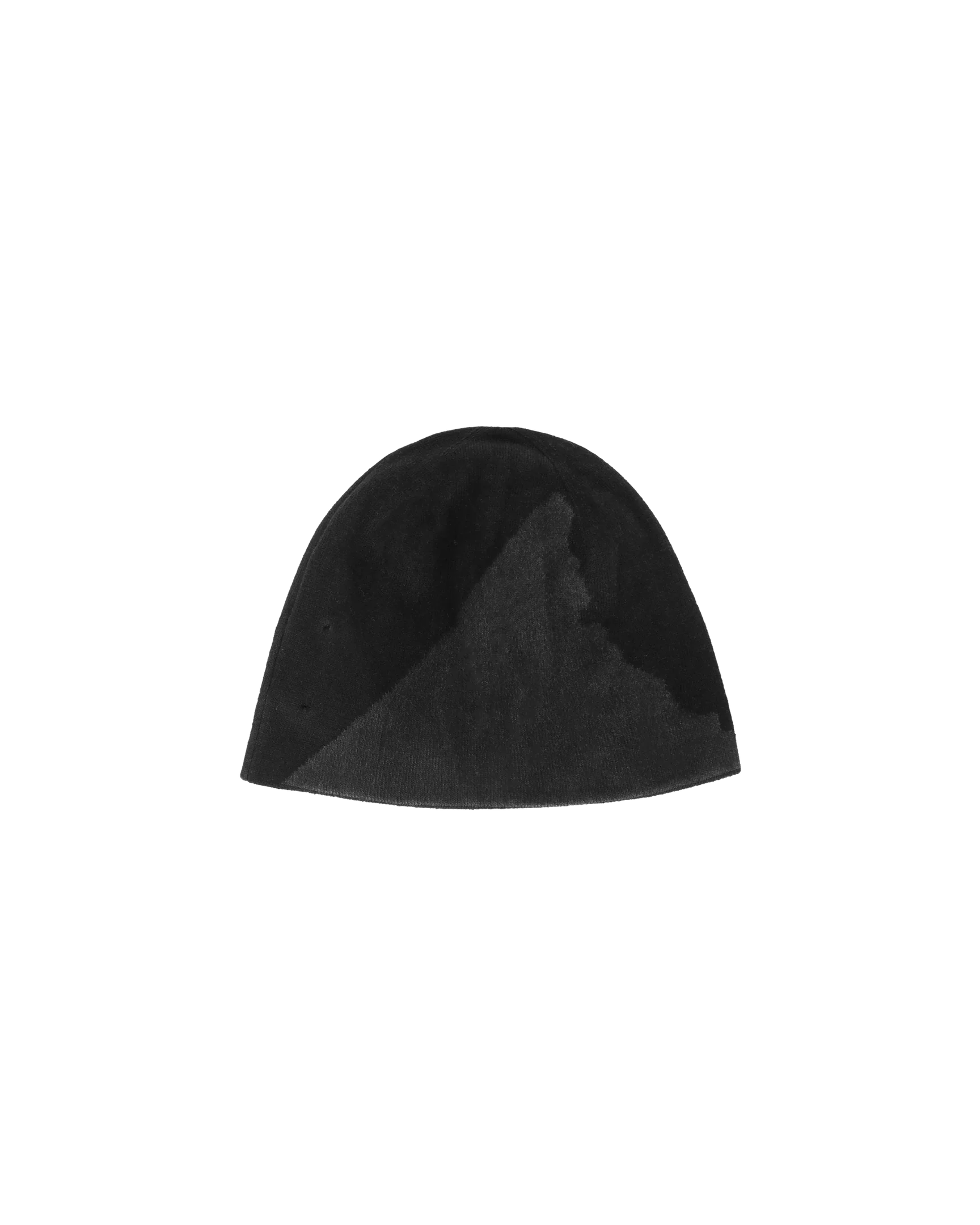 Black Logo Cotton Beanie