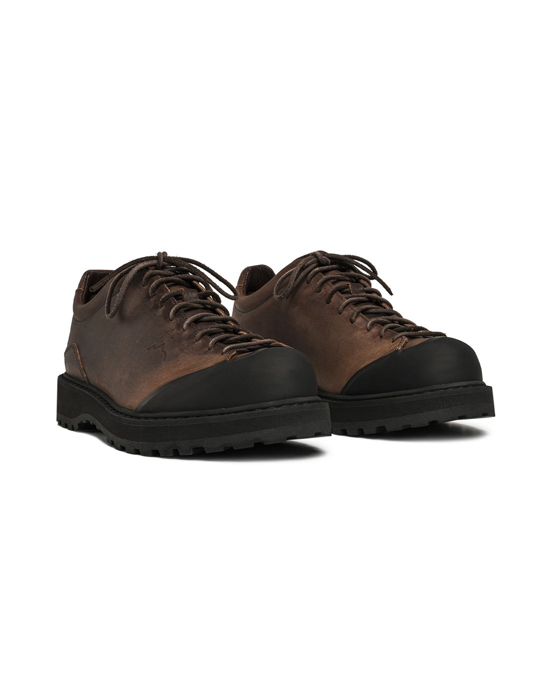 Mogano Waxed Leather Ampezzo Shoes