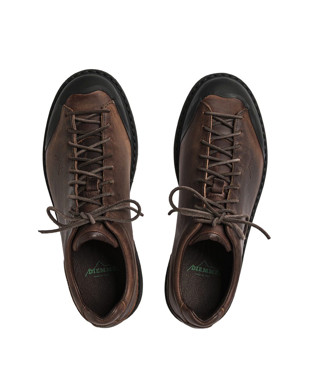 Mogano Waxed Leather Ampezzo Shoes