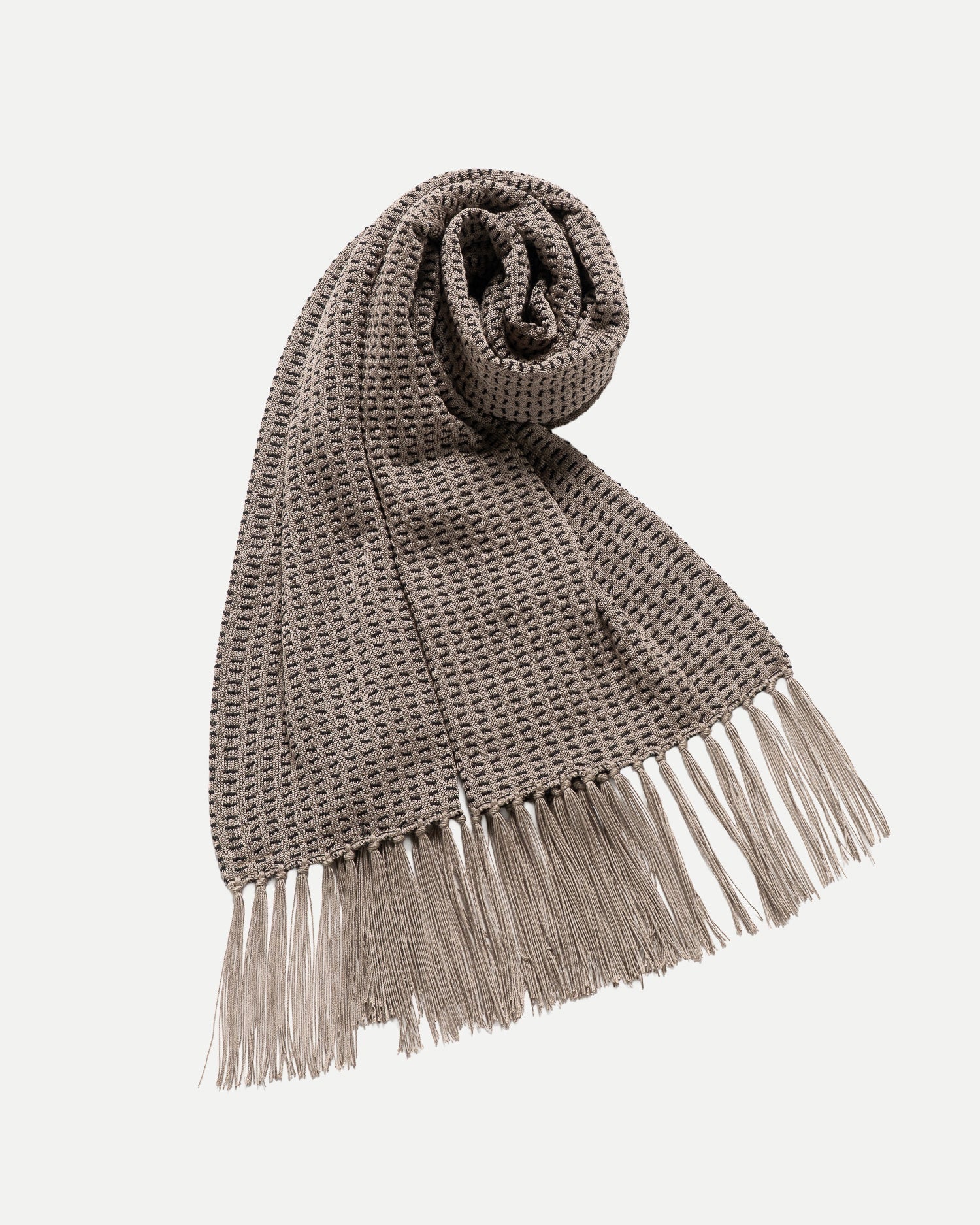 Beige Silk Lot.015 Stole