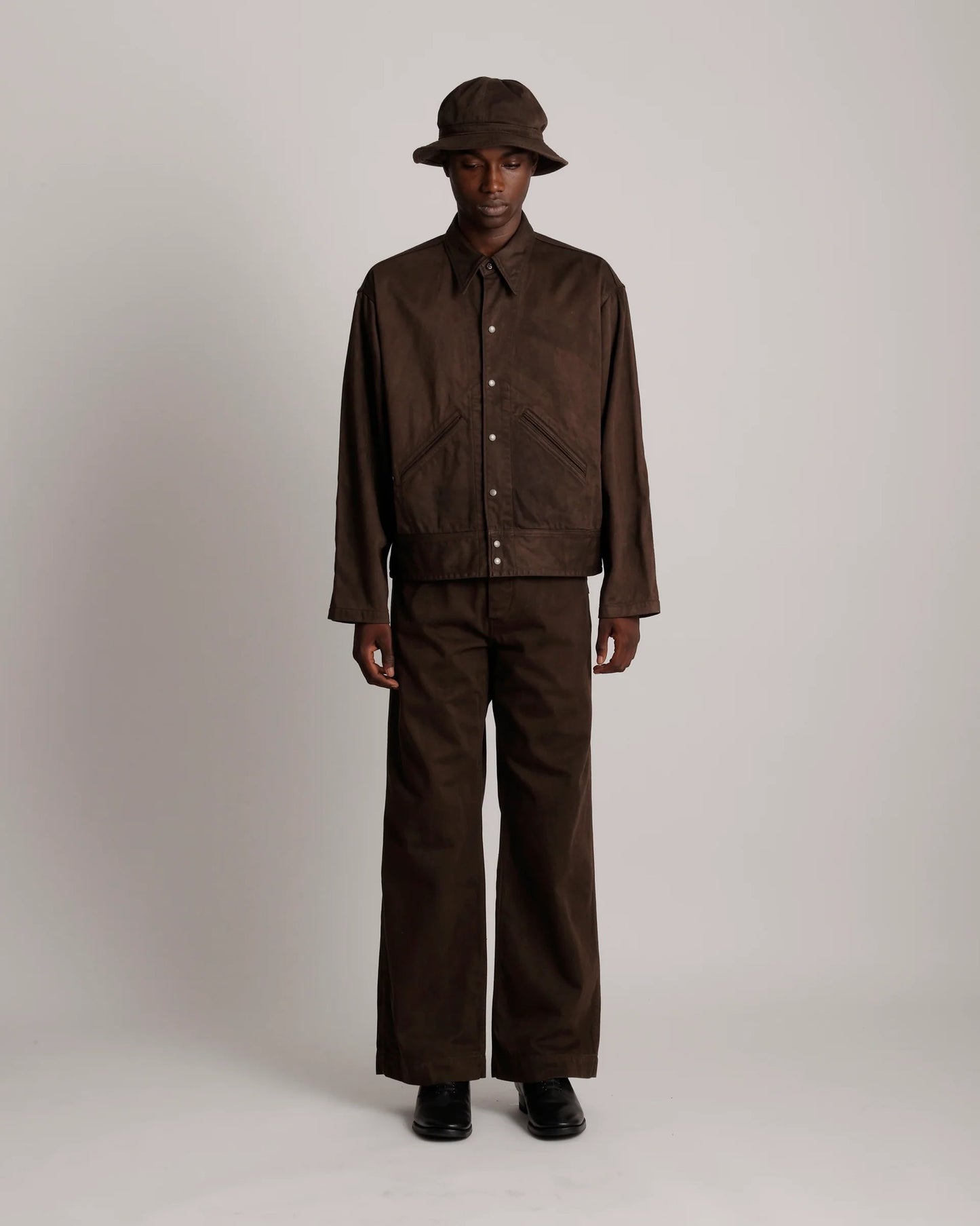 Mud Dyed Brown Lot.324 USMD Convalescent Jacket