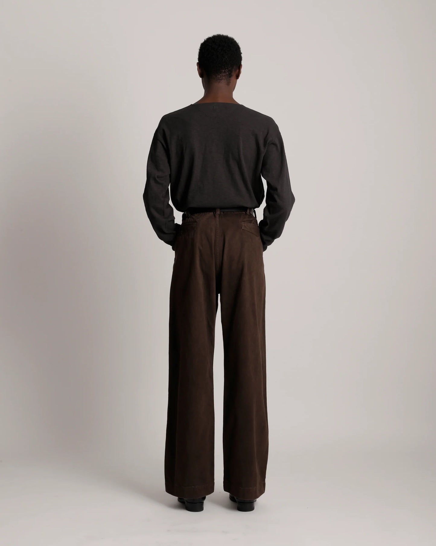 Mud Dyed Brown Lot.202 Engineer Trousers