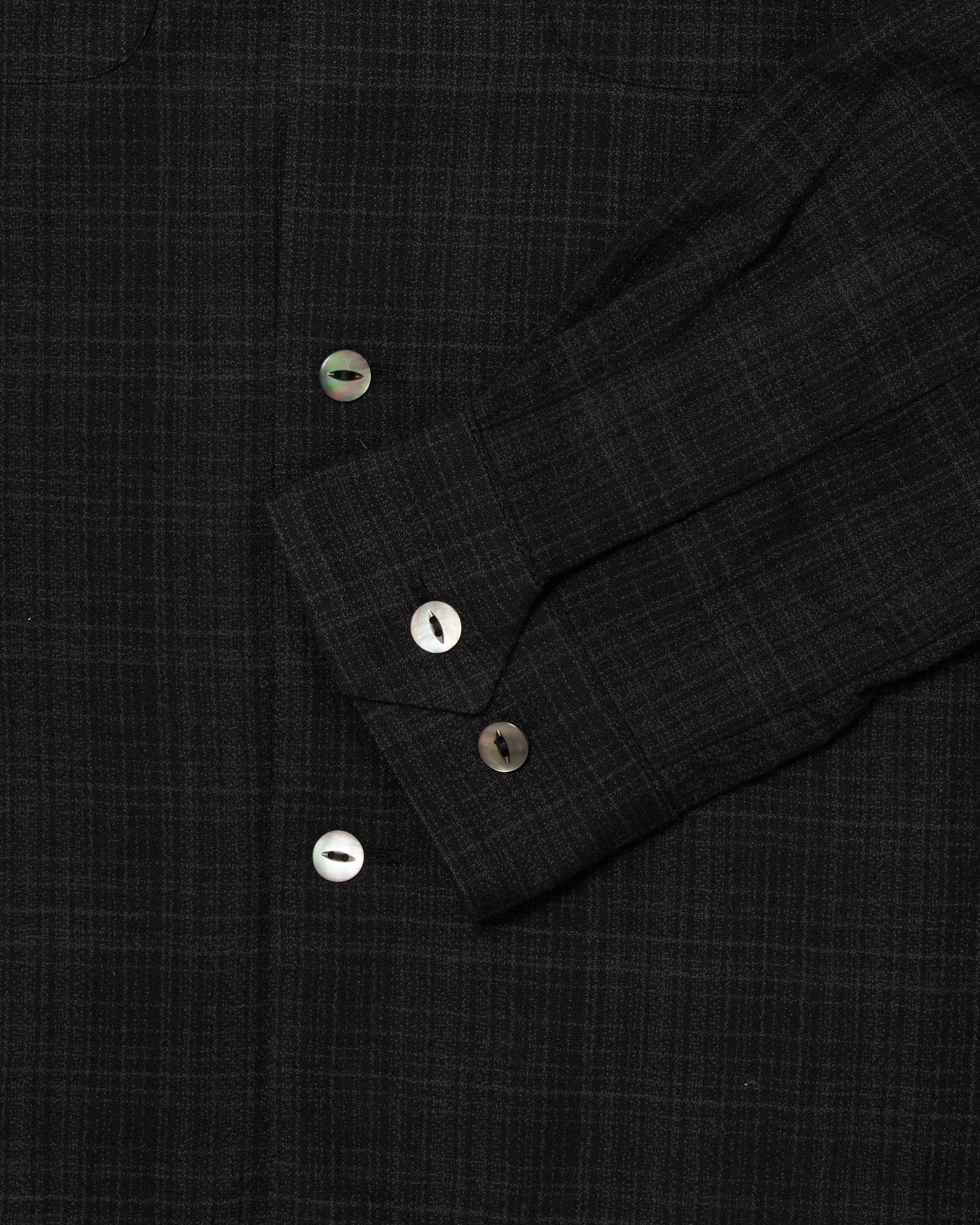 Black Wool Lot.102 Sir Guy Shirt