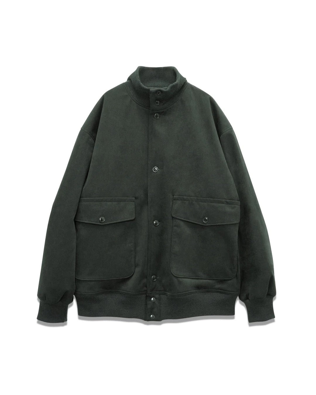 Moss Gray Insulation Crew Jacket