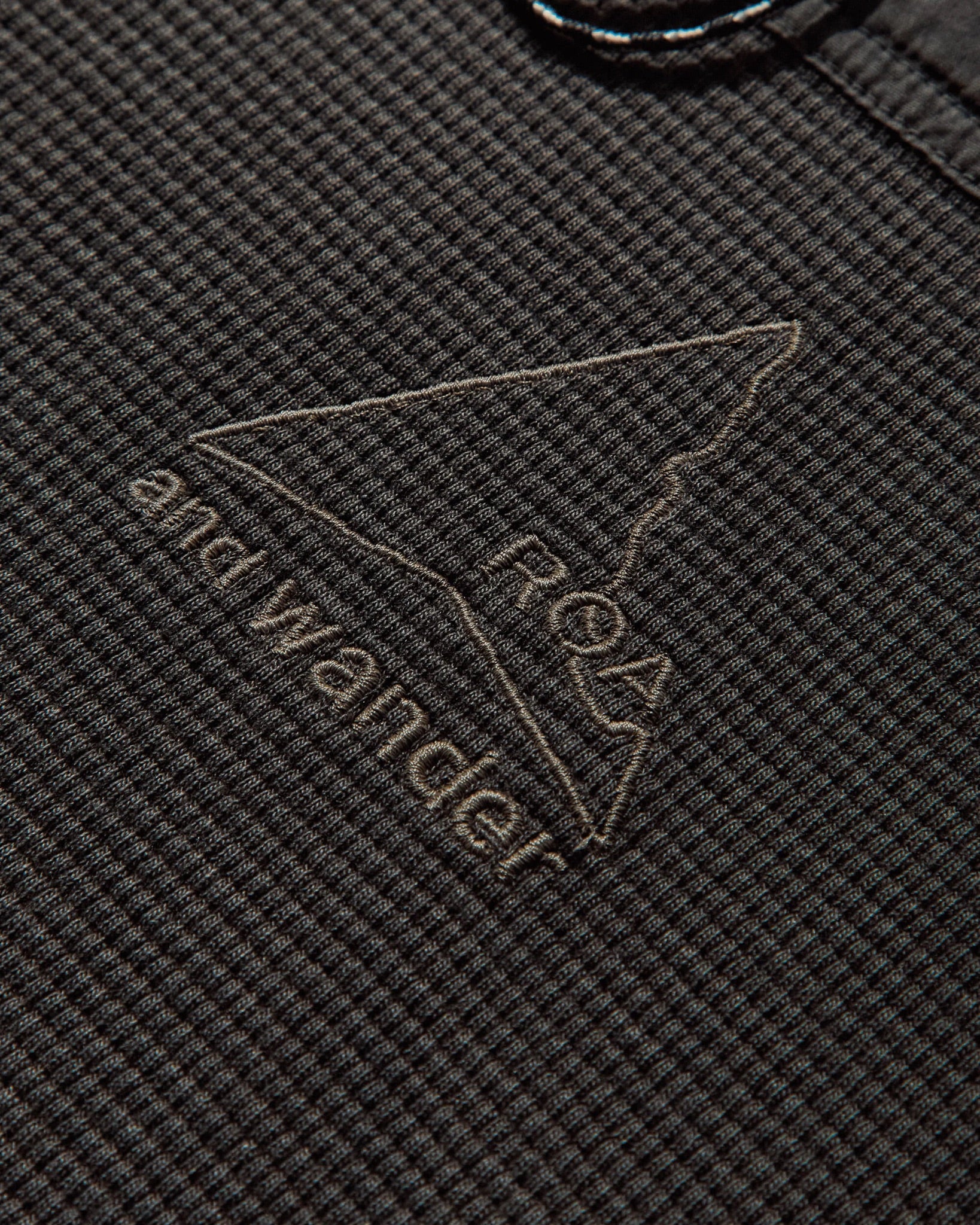 Black Garment Dyed Long Sleeve