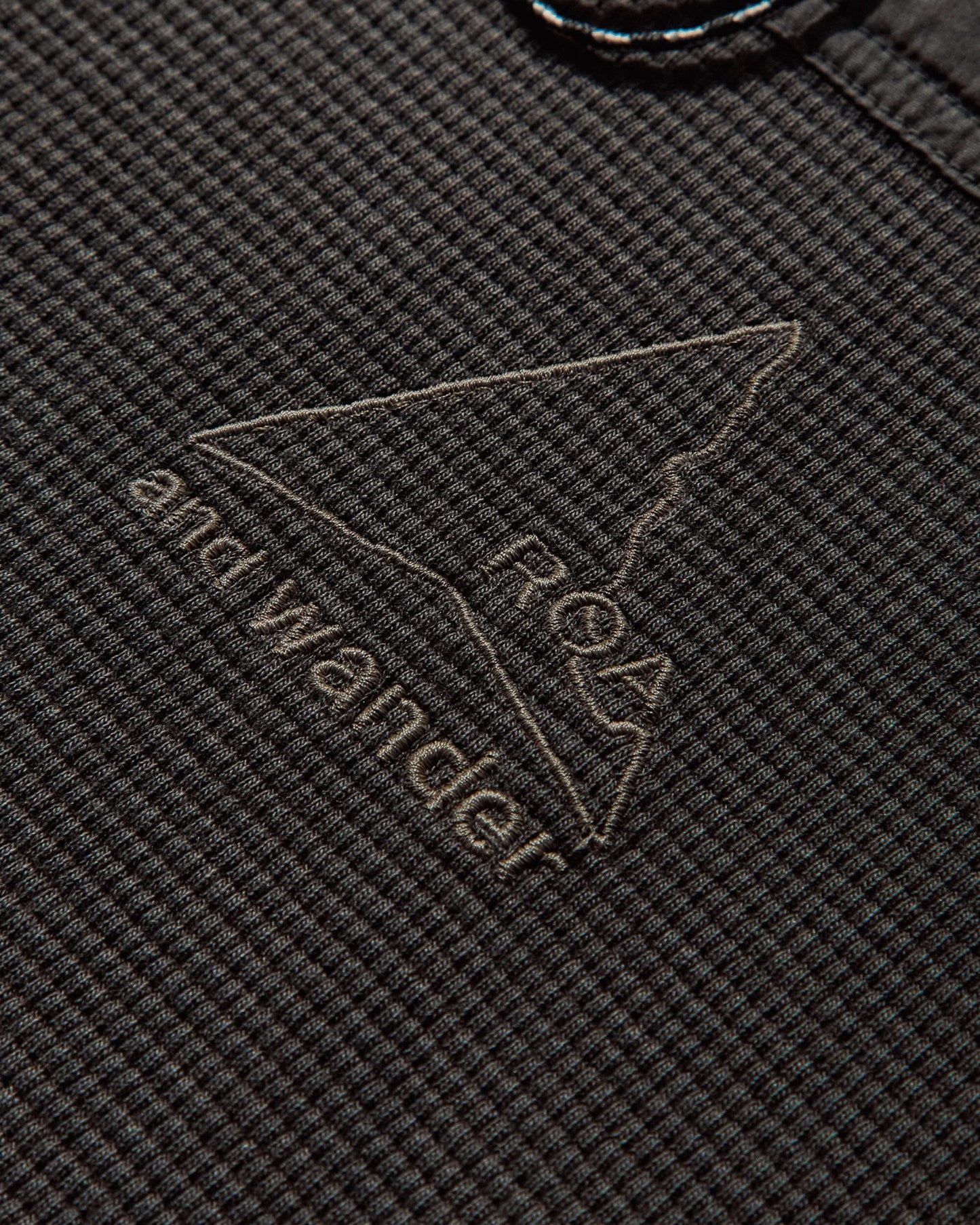 Black Garment Dyed Long Sleeve