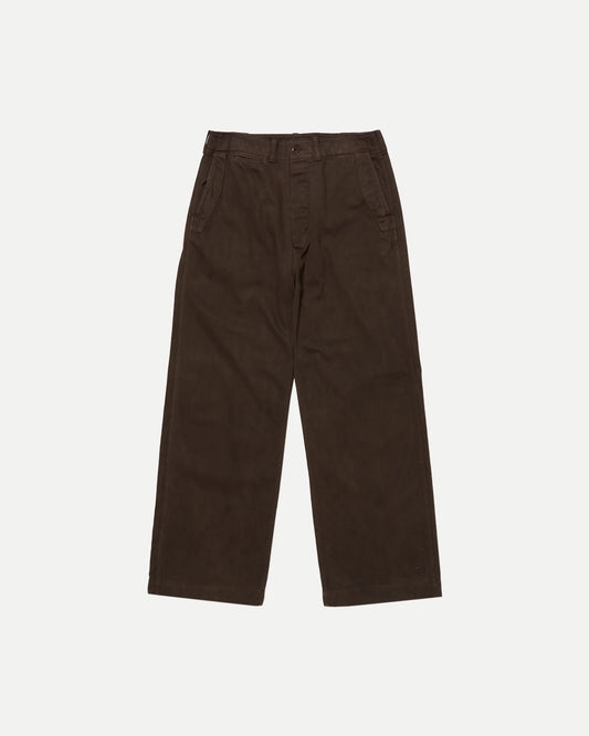 Mud Dyed Brown Lot.202 Engineer Trousers