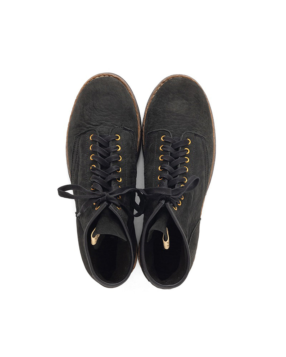 Black Lamb Leather Brigadier Mid Folk